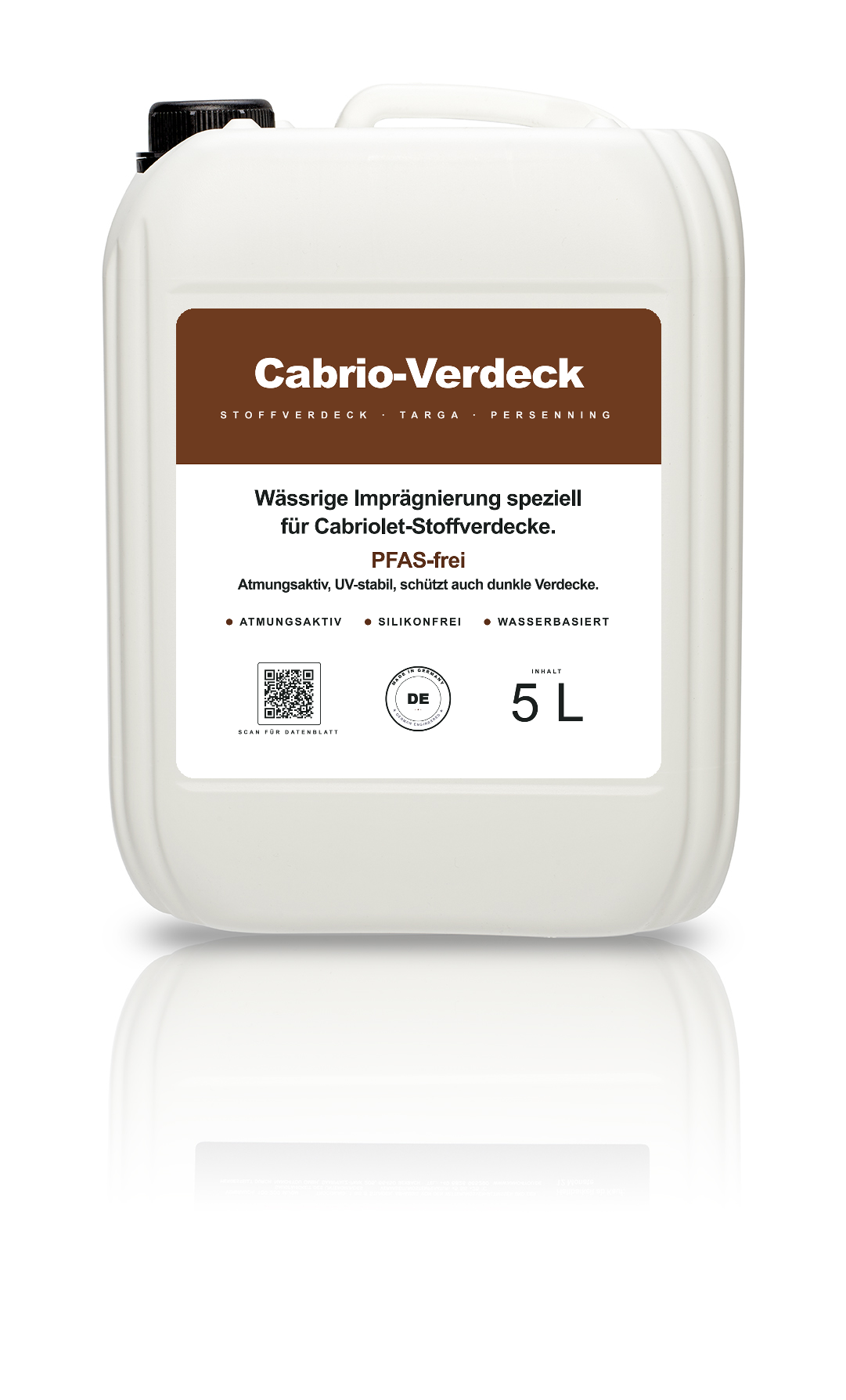 NANO4YOU Cabrio-Verdeck-Imprägnierung, 5 Liter Kanister