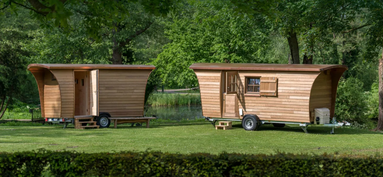 Mobile Naturholz-Hütte von Tannhäuschen, geschützt mit NANO4YOU Holz-Imprägnierung